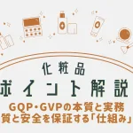 化粧品ポイント解説_化粧品広告NG表現集｜薬機法と関連ガイドラインから学ぶ正しい言い換え方のアイキャッチ画像。おおぐし行政書士事務所